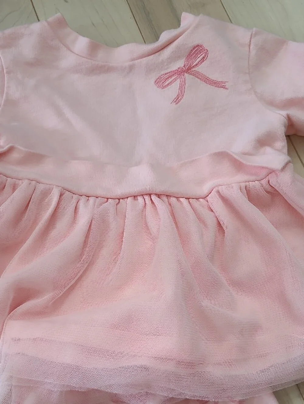 Carter's Pink Bow Tulle Top and Legging Set